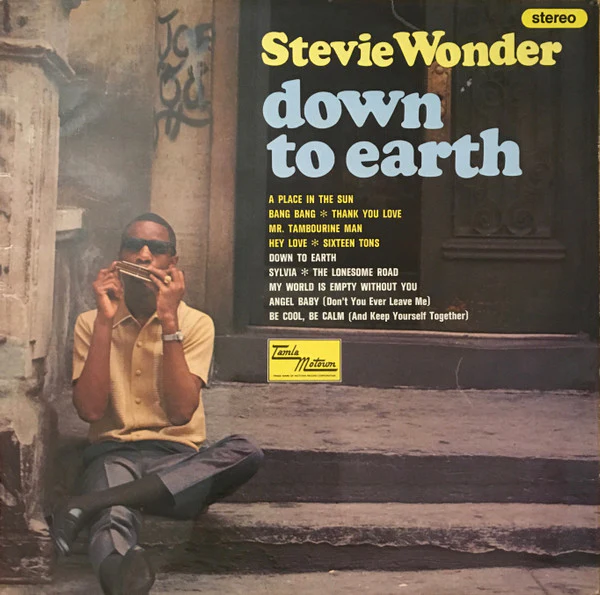 Stevie Wonder - Down To Earth (LP, Album) (Good Plus (G+))