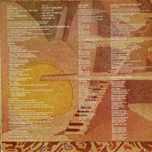 Stevie Wonder - Fulfillingness' First Finale (LP, Album, Gat) (Good Plus (G+)) - Image 2