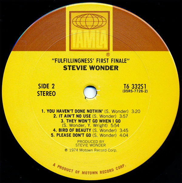 Stevie Wonder - Fulfillingness' First Finale (LP, Album, Gat) (Very Good Plus (VG+)) - Image 4
