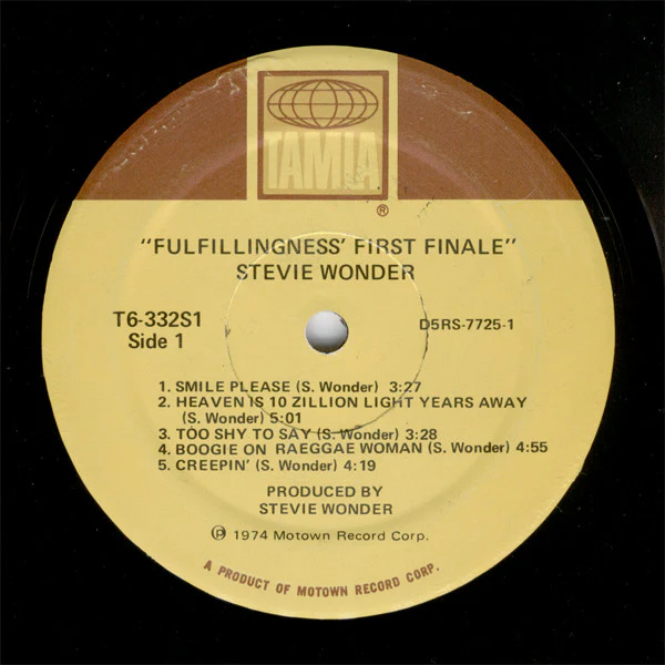 Stevie Wonder - Fulfillingness' First Finale (LP, Album, Gat) (Very Good (VG)) - Image 5