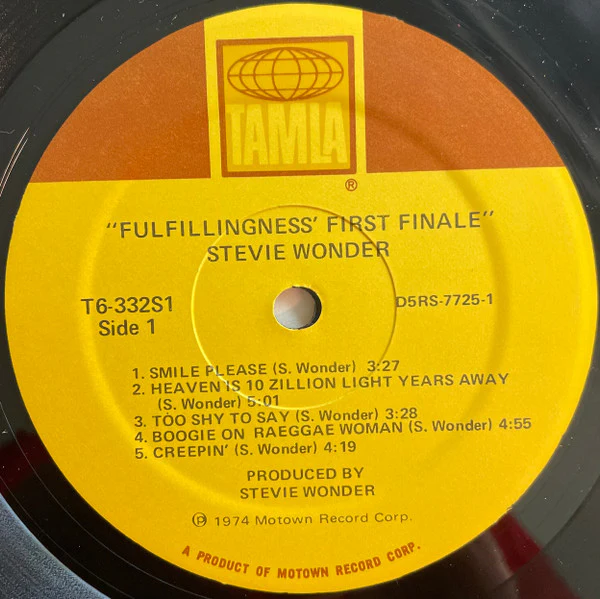 Stevie Wonder - Fulfillingness' First Finale (LP, Album, Sup) (Very Good Plus (VG+)) - Image 5