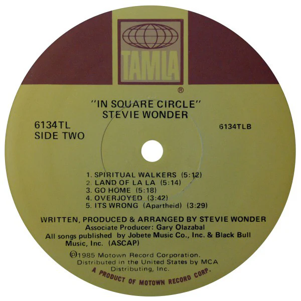 Stevie Wonder - In Square Circle (LP, Album) (Very Good Plus (VG+)) - Image 4