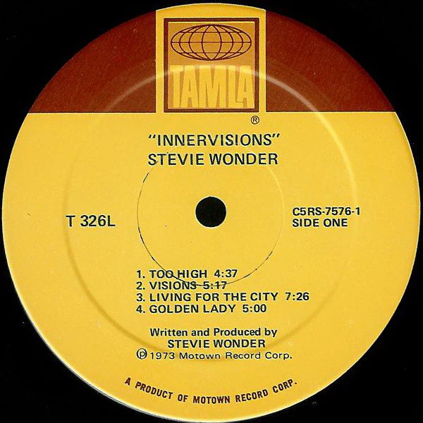 Stevie Wonder - Innervisions (LP, Album, RE, Sup) (Good Plus (G+)) - Image 5