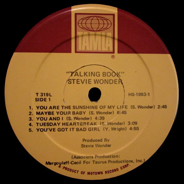 Stevie Wonder - Talking Book (LP, Album, Gat) (Very Good Plus (VG+)) - Image 3