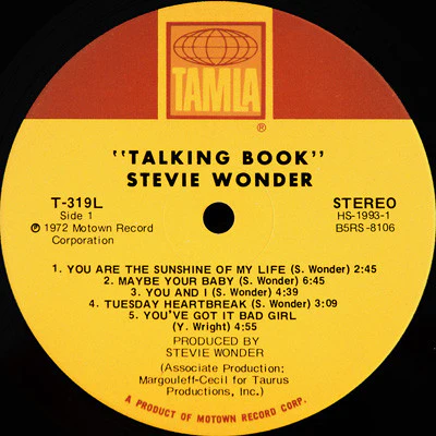 Stevie Wonder - Talking Book (LP, Album, Gat) (Very Good (VG)) - Image 5