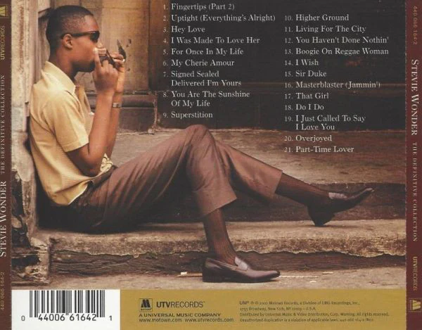 Stevie Wonder - The Definitive Collection (CD, Comp, RE, Cin) (Mint (M)) - Image 2