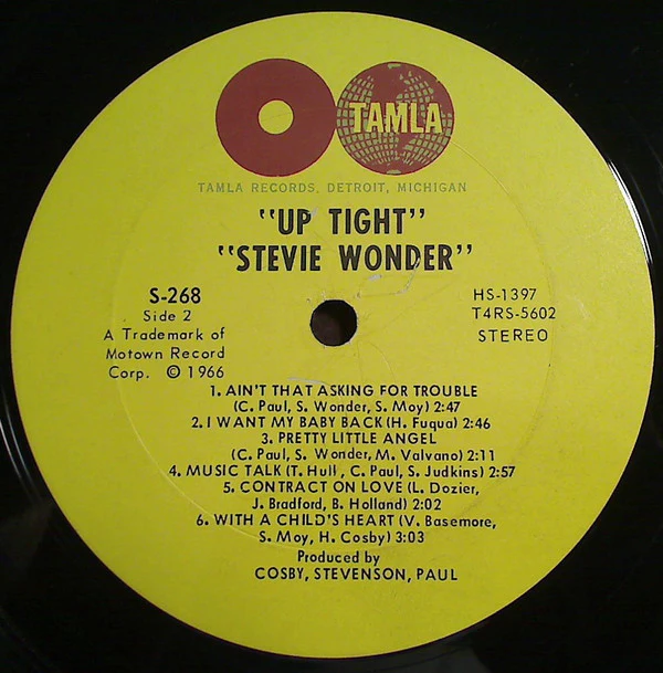 Stevie Wonder - Up-Tight (LP, Album) (Very Good (VG)) - Image 4