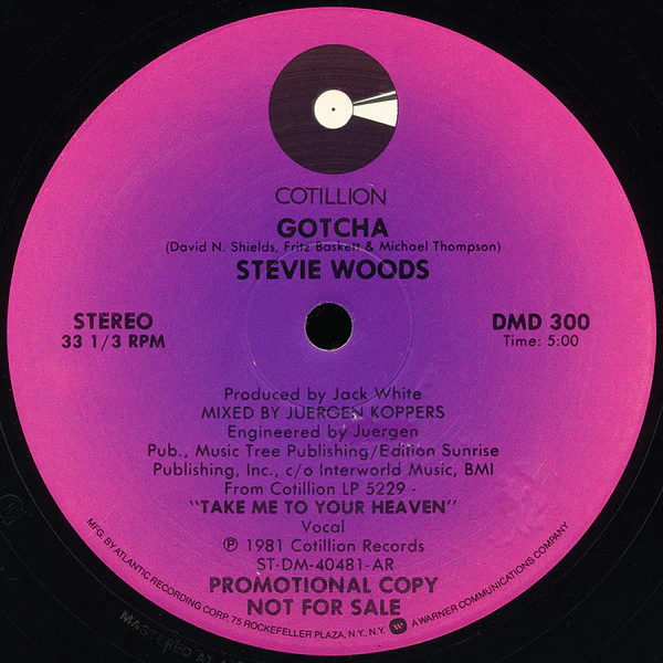 Stevie Woods - Wanna' Be Close To You (12", Promo) (Good Plus (G+)) - Image 2