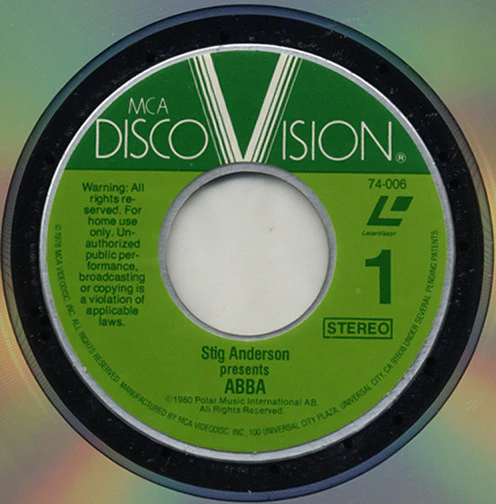 Stig Anderson Presents ABBA - Stig Anderson Presents ABBA (Laserdisc, 12", NTSC, CAV) (Very Good Plus (VG+)) - Image 3