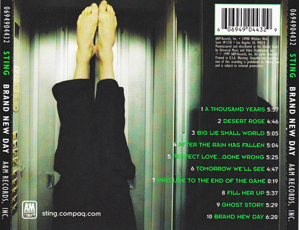 Sting - Brand New Day (CD, Album, RE, Son) (Very Good Plus (VG+)) - Image 2