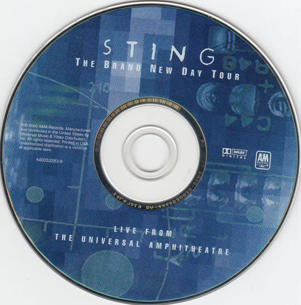 Sting - The Brand New Day Tour: Live From The Universal Amphitheatre (DVD-V, NTSC) (Very Good (VG)) - Image 3