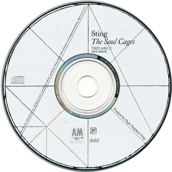 Sting - The Soul Cages (CD, Album, Dig) (Very Good Plus (VG+)) - Image 3