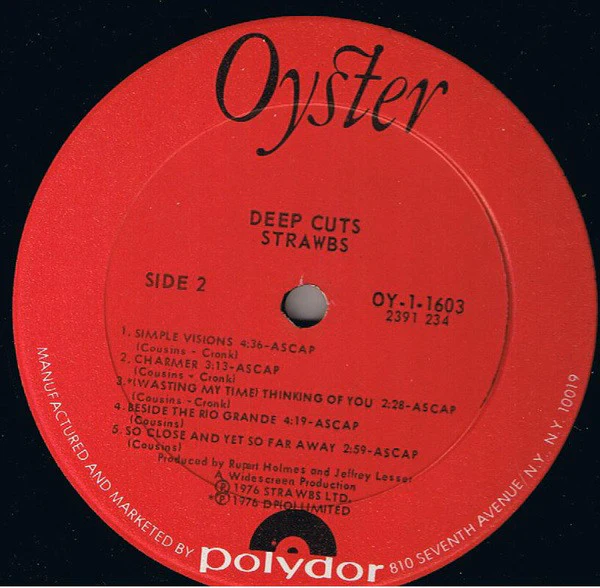 Strawbs - Deep Cuts (LP, Album) (Very Good (VG)) - Image 3