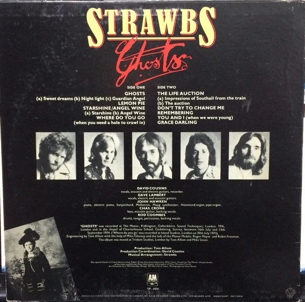 Strawbs - Ghosts (LP, Album, Qua) (Very Good (VG)) - Image 2