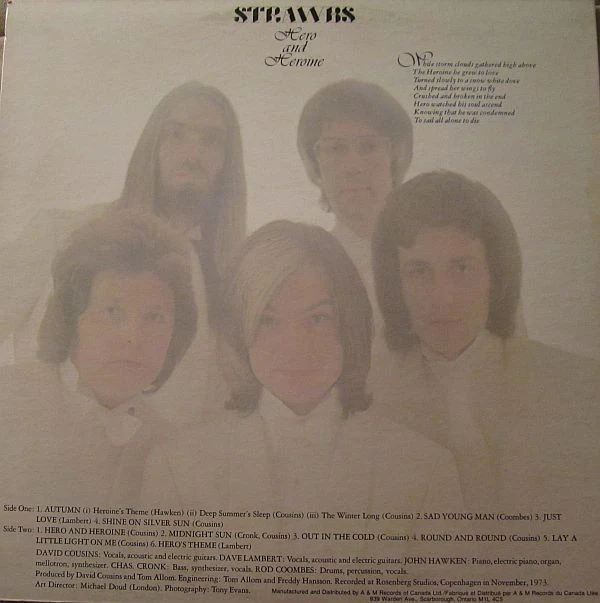 Strawbs - Hero And Heroine (LP, Album) (Very Good Plus (VG+)) - Image 2