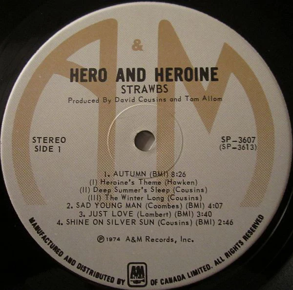 Strawbs - Hero And Heroine (LP, Album) (Very Good Plus (VG+)) - Image 3