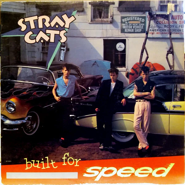 Stray Cats - Built For Speed (LP, Album, Comp, Win) (Very Good Plus (VG+))