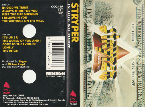 Stryper - In God We Trust (Cass, Album) (Very Good Plus (VG+)) - Image 2