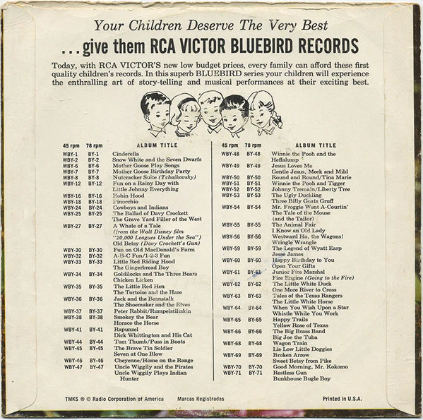 Stuart Hamblen - Oh Miss Chicken / The Baby Racoon In The Hollow Log (7", Single) (Very Good Plus (VG+)) - Image 2