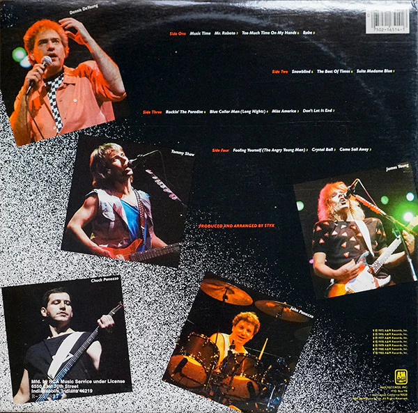 Styx - Caught In The Act Live (2xLP, Album, Club, RCA) (Very Good Plus (VG+)) - Image 3