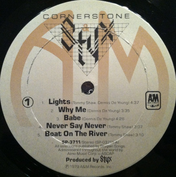 Styx - Cornerstone (LP, Album, Ter) (Very Good Plus (VG+)) - Image 3