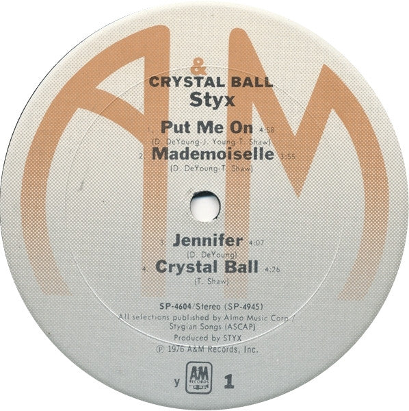 Styx - Crystal Ball (LP, Album, Ter) (Very Good Plus (VG+)) - Image 3