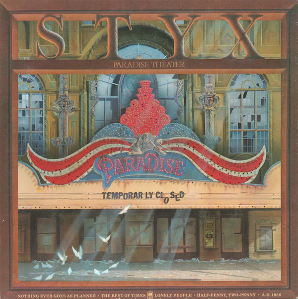 Styx - Paradise Theatre (LP, Album, Etch, Eur) (Very Good Plus (VG+)) - Image 3
