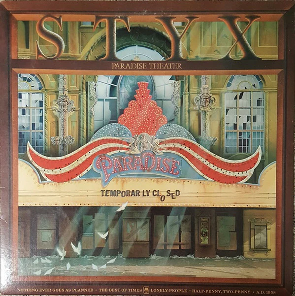 Styx - Paradise Theatre (LP, Album, Etch, Ter) (Very Good Plus (VG+)) - Image 2