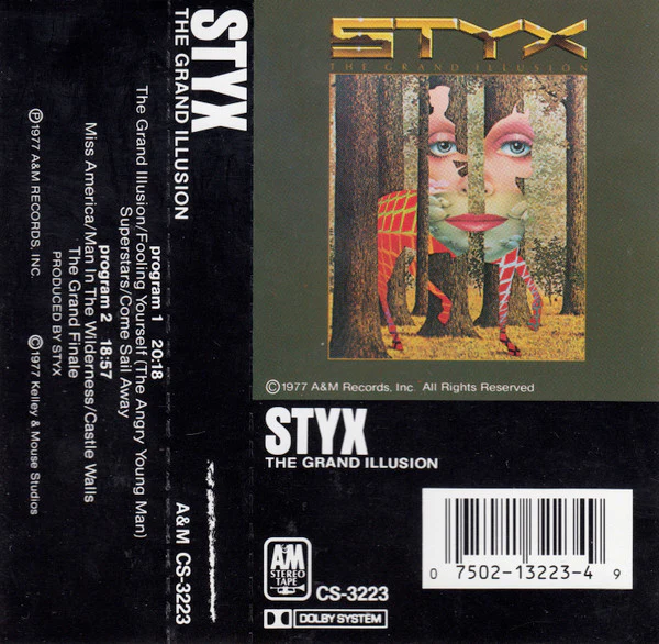 Styx - The Grand Illusion (Cass, Album) (Very Good Plus (VG+))