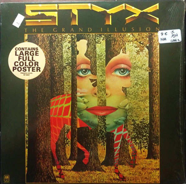 Styx - The Grand Illusion (LP, Album, Pit) (Very Good (VG))