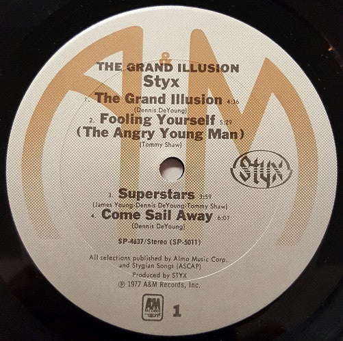 Styx - The Grand Illusion (LP, Album, Ter) (Very Good Plus (VG+)) - Image 3