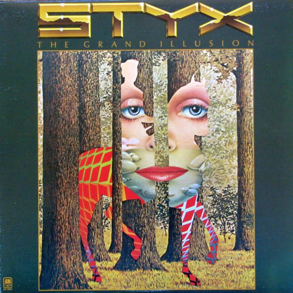 Styx - The Grand Illusion (LP, Album) (Very Good Plus (VG+))
