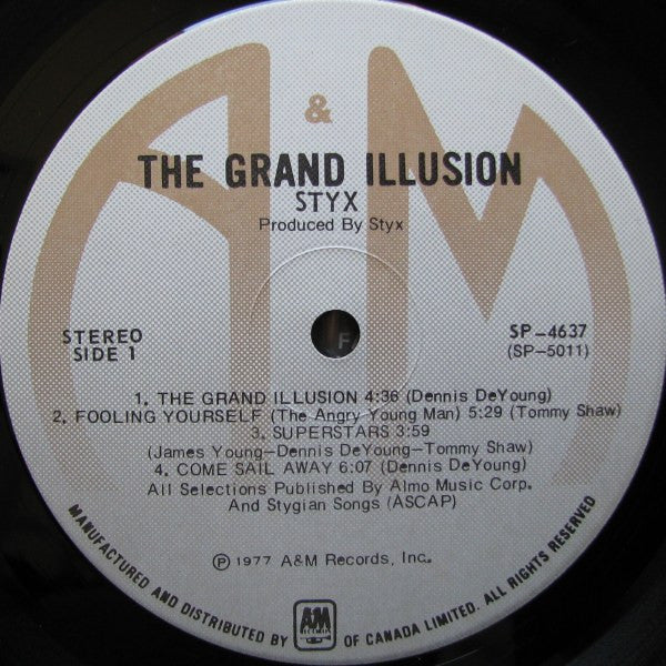 Styx - The Grand Illusion (LP, Album) (Very Good Plus (VG+)) - Image 3