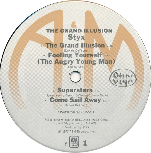 Styx - The Grand Illusion (LP, Album, y -) (Very Good Plus (VG+)) - Image 3