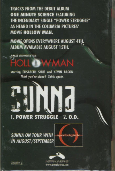 Sunna / Primal Scream - Cassette Sampler (Cass, Promo, Smplr) (Mint (M)) - Image 2