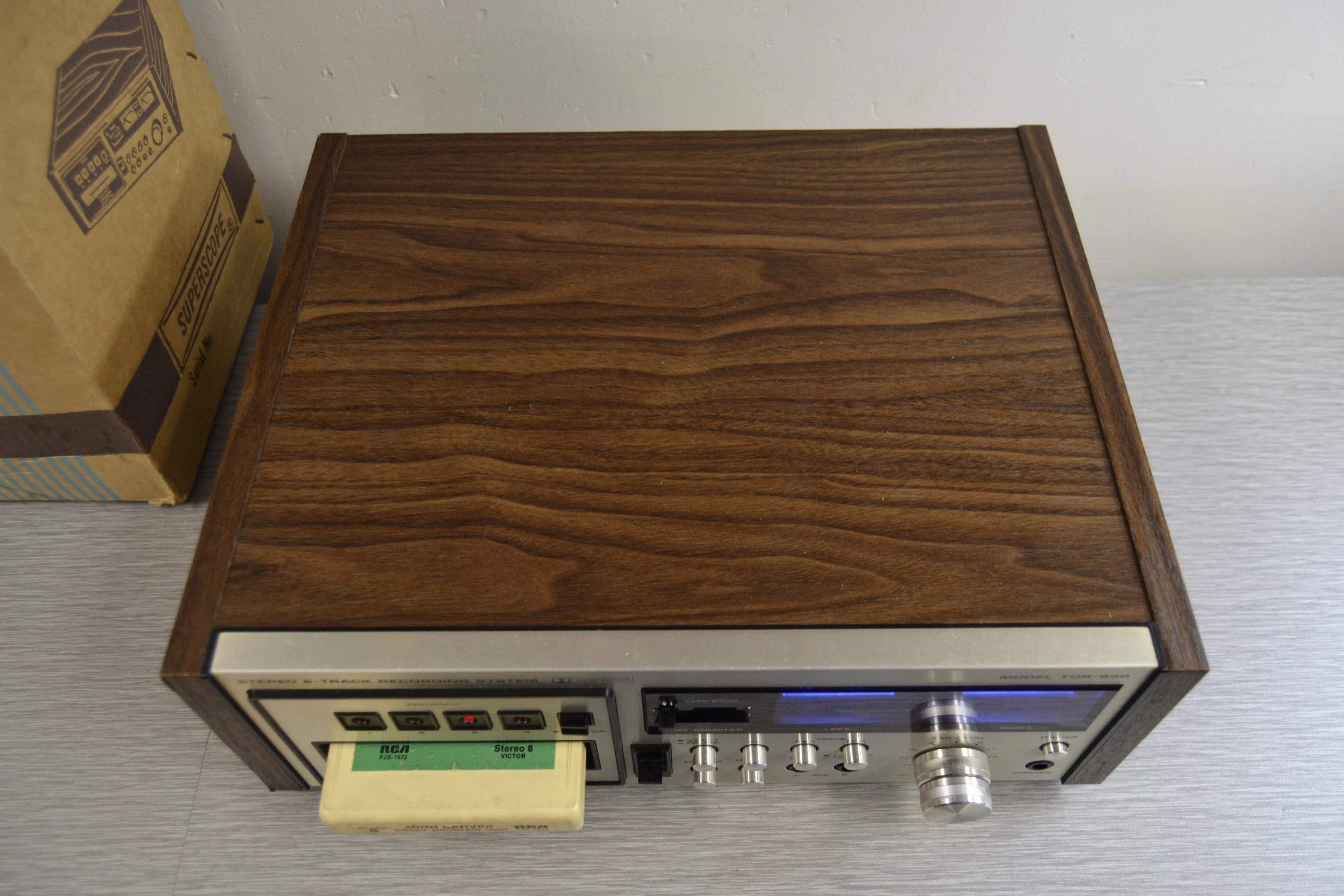 Superscope by Marantz TDR-830 - 8 Track Player and Recorder * Box - Image 7