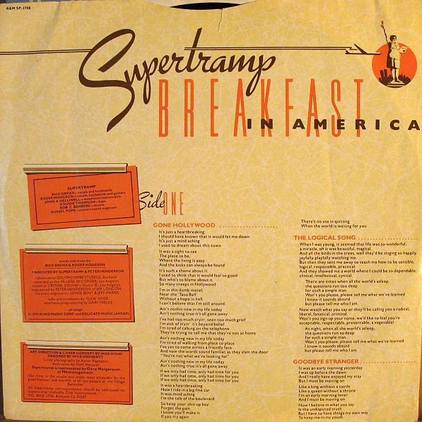 Supertramp - Breakfast In America (LP, Album, Ind) (Very Good Plus (VG+)) - Image 5