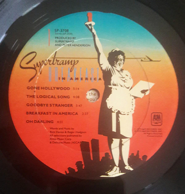 Supertramp - Breakfast In America (LP, Album, Ter) (Very Good Plus (VG+)) - Image 5