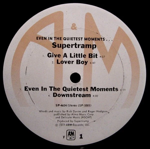 Supertramp - Even In The Quietest Moments... (LP, Album, y -) (Very Good Plus (VG+)) - Image 3