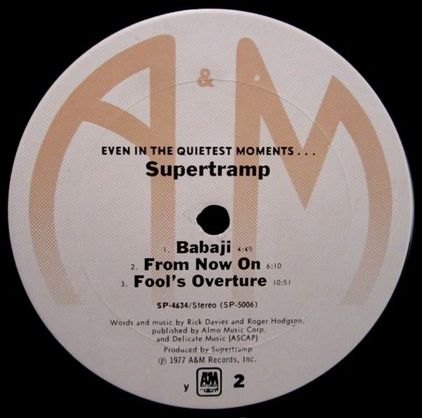 Supertramp - Even In The Quietest Moments... (LP, Album, y -) (Very Good Plus (VG+)) - Image 4
