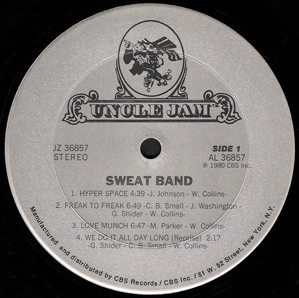 Sweat Band - Sweat Band (LP, Album) (Very Good (VG)) - Image 3