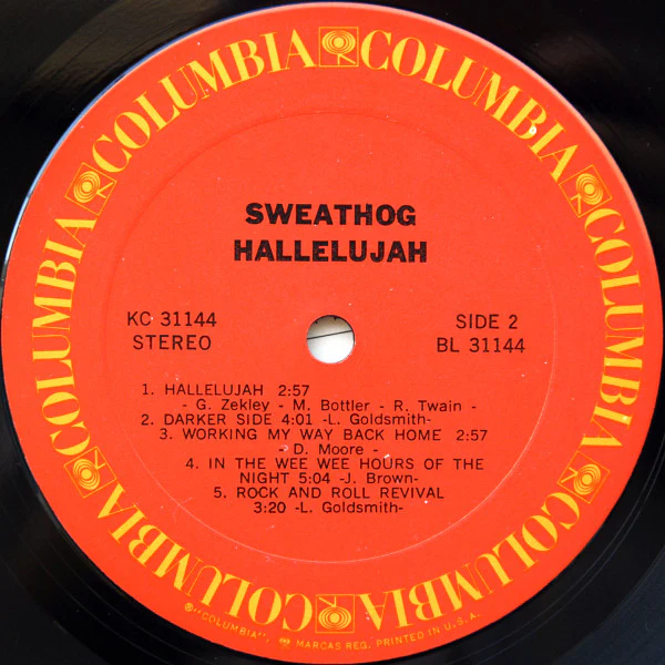 Sweathog - Hallelujah (LP, Album, Ter) (Very Good Plus (VG+)) - Image 4
