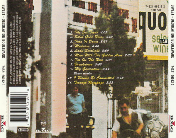 Sweet* - Desolation Boulevard (CD, Album, RE, RM) (Very Good (VG)) - Image 2