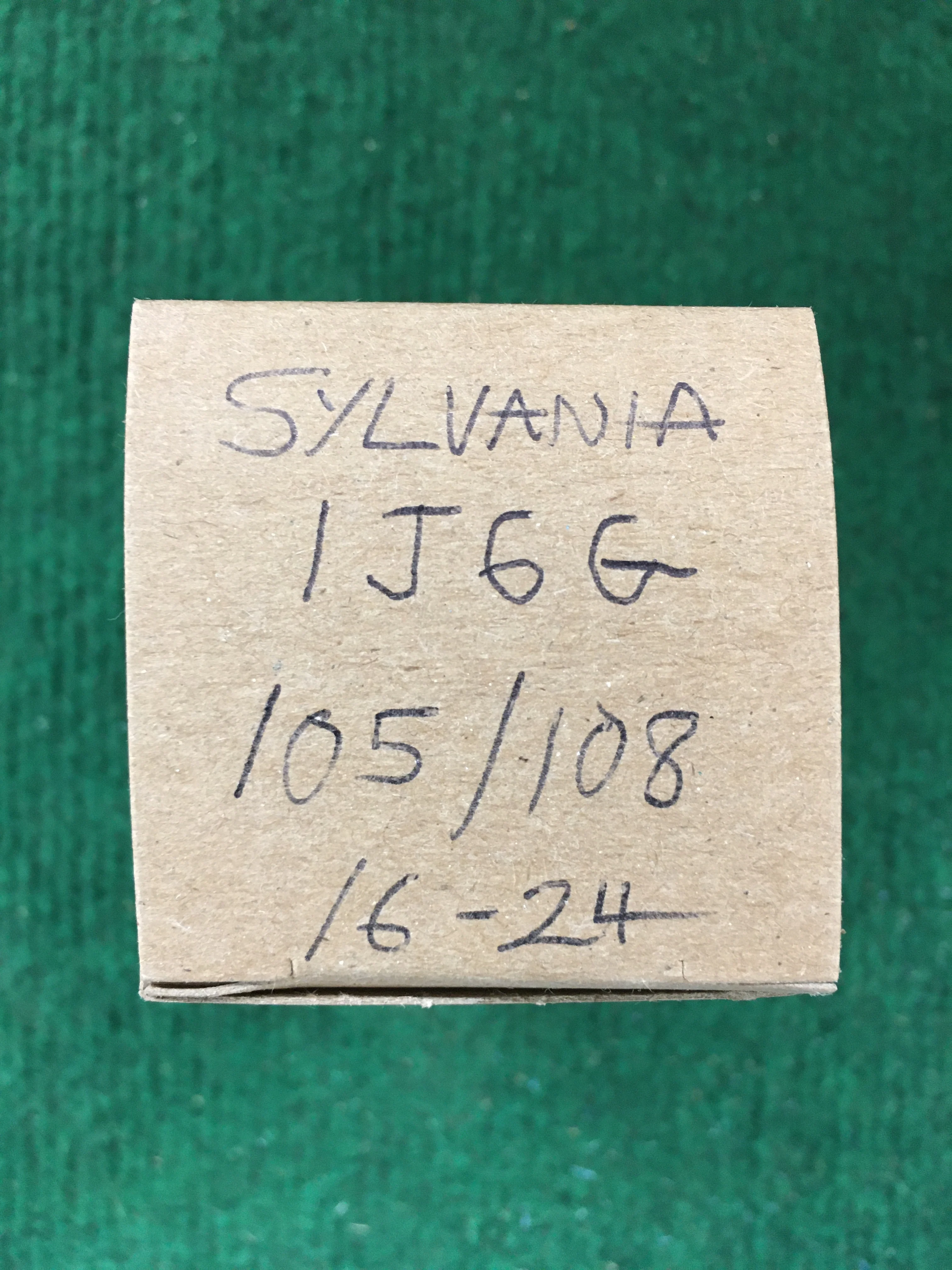 Sylvania 1J6G Vacuum Tube * Tested 105/108