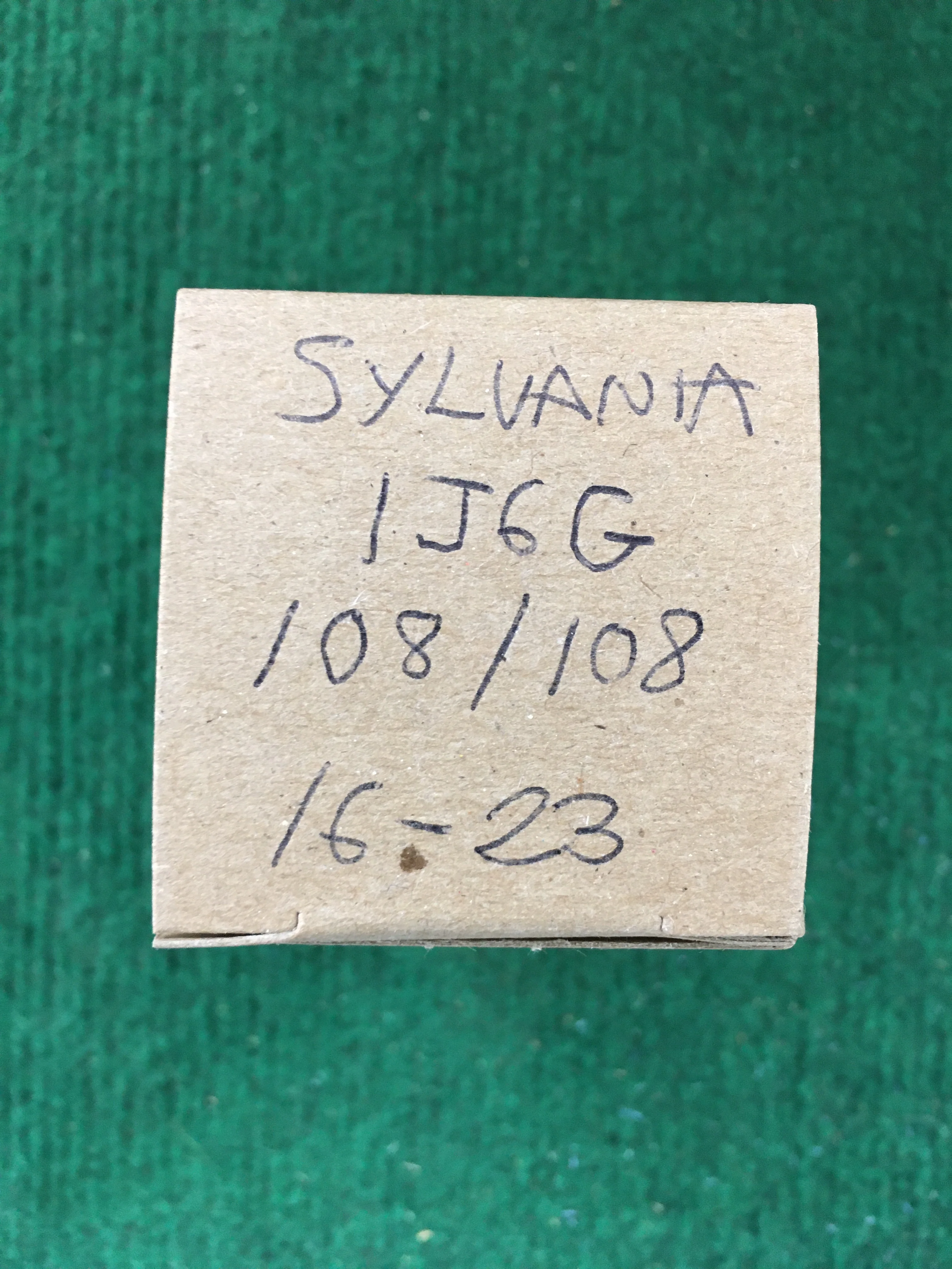 Sylvania 1J6G Vacuum Tube * Tested 108/108