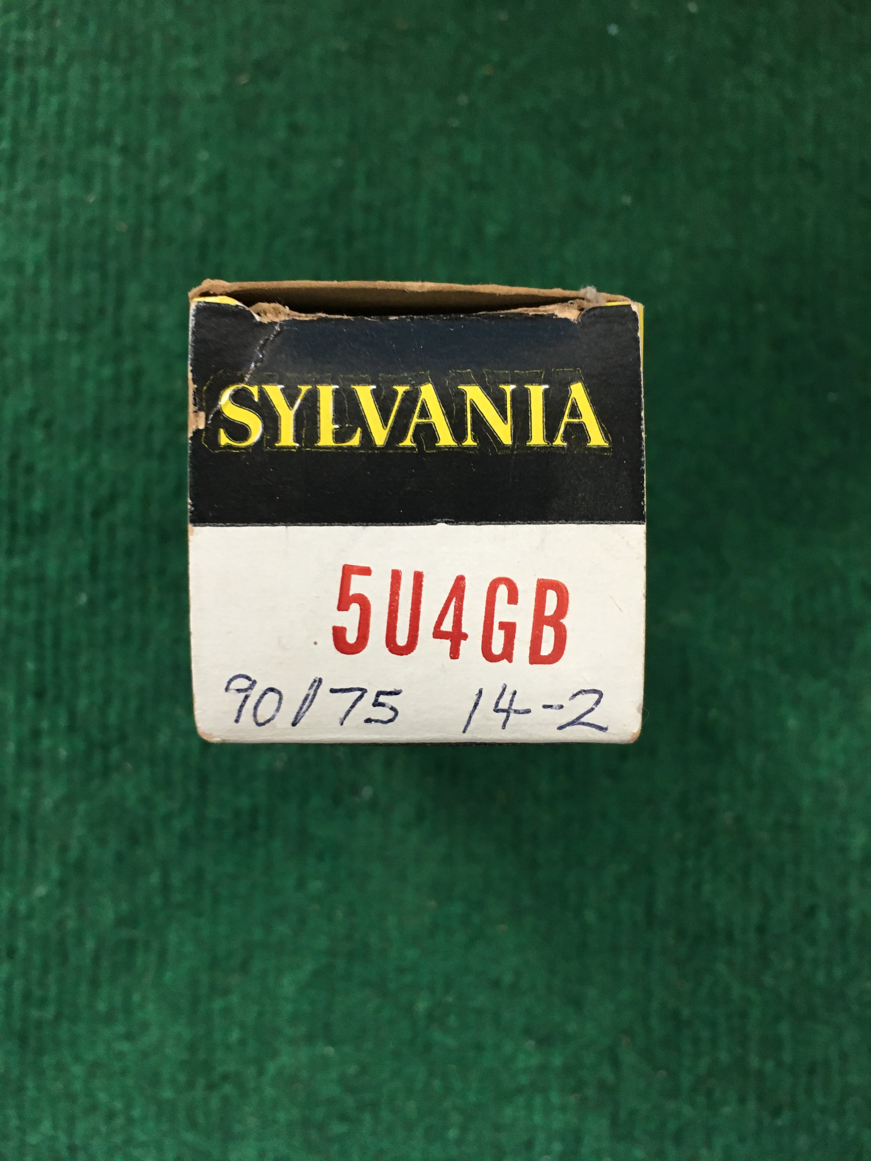 Sylvania 5U4GB Vacuum Tube * Tested 90/75%