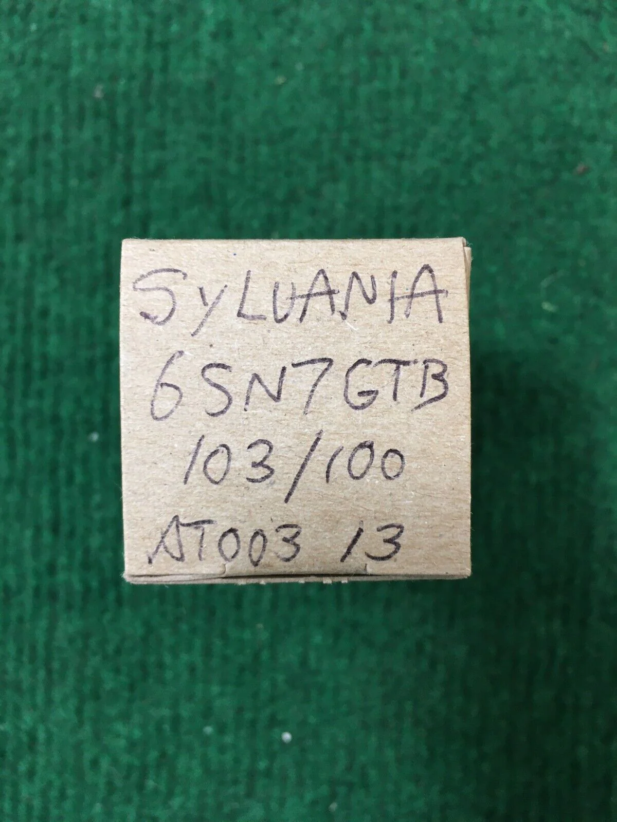 Sylvania 6SN7GTB  Vacuum Tube * Tested 103%/100%