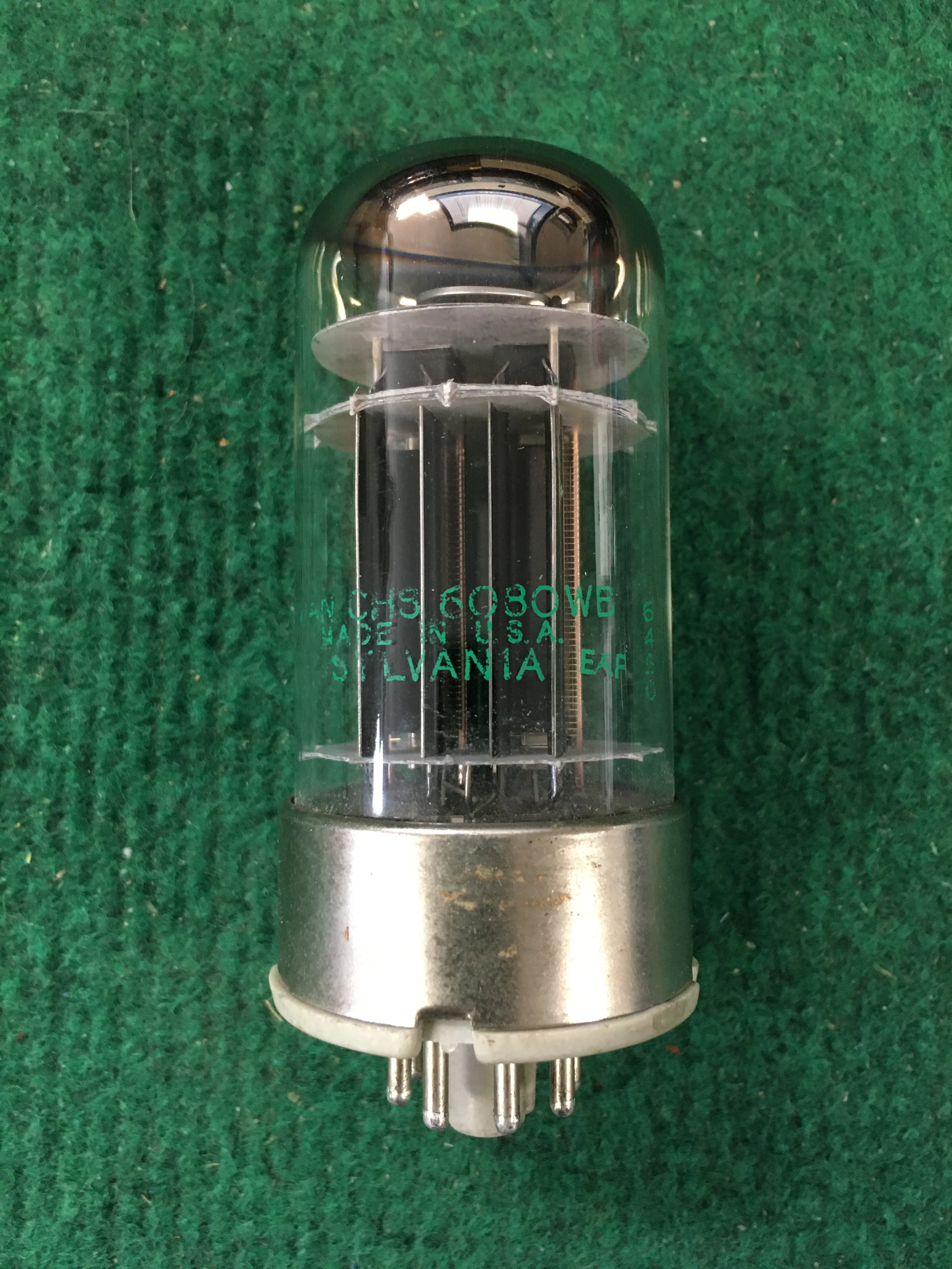 Sylvania JAN 6080WC Vacuum Tube * Tested 115/115 - Image 2