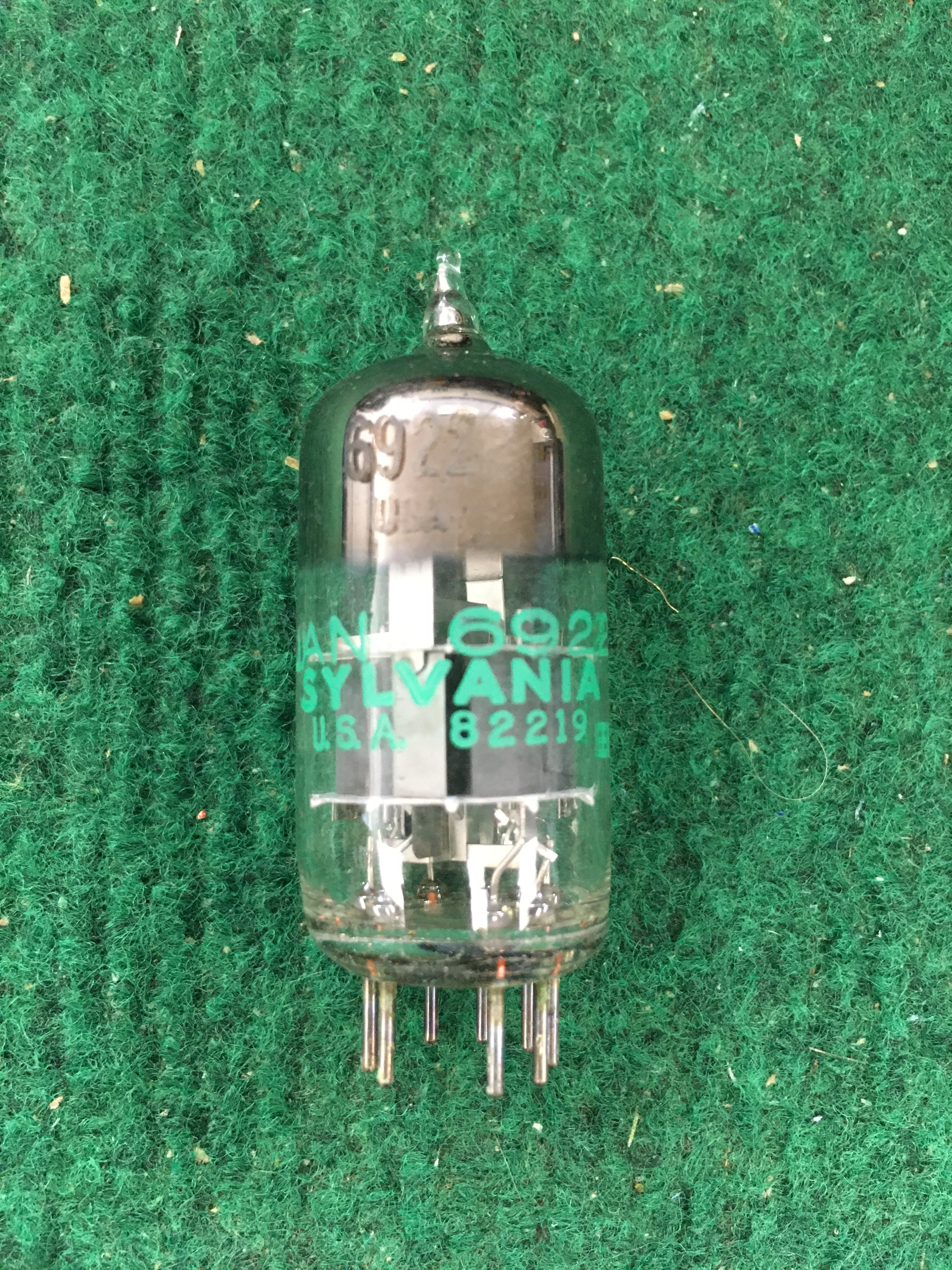 Sylvania JAN 6922 Vacuum Tube * Tested 130/125 - Image 2