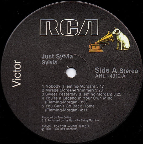 Sylvia - Just Sylvia (LP, Album) (Near Mint (NM or M-)) - Image 3